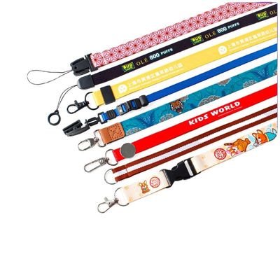 Πολυεστέρα Jacquard/Sublimation Neck Lanyard Προσαρμοσμένη σχεδίαση και πολλά χρώματα για δώρα