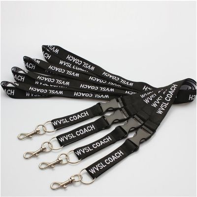 900*15*0.65mm Custom Logo Sewing Stainless Lanyards με θερμική μεταφορά χάλυβα Beed