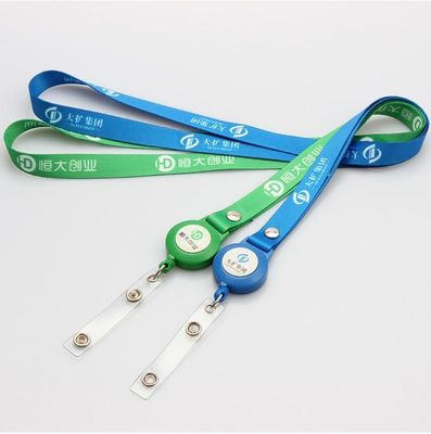 900*15*0.65mm Custom Logo Sewing Stainless Lanyards με θερμική μεταφορά χάλυβα Beed