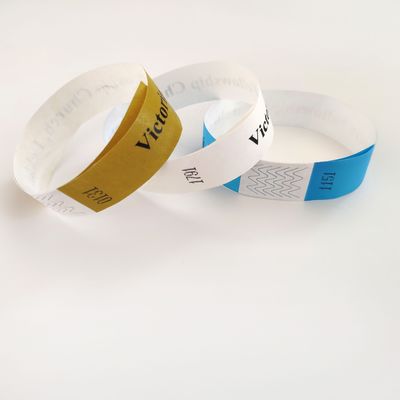 TYK1056D Κινέζικο έτος OEM Προσαρμοσμένο Tyvek Χάρτινο βραχιόλι με Τυπωμένη Τεχνική