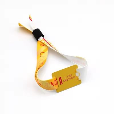 Επεξεργασμένα έντυπα RFID βραχιόλια από σατέν για την ταυτοποίηση εκδηλώσεων και φεστιβάλ