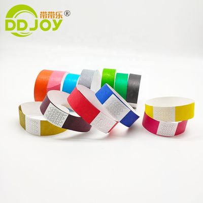 100pcs Count 3/4 ίντσες Tyvek βραχιόλι για βολική πρόσβαση στην εκδήλωση και την ασφάλεια
