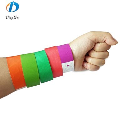 Χάρτινη ζώνη Tyvek βραχιόλι ζώνη πλάτος 250*19mm Προσαρμοσμένα Φεστιβάλ δώρα βραχιόλια Εκδήλωση