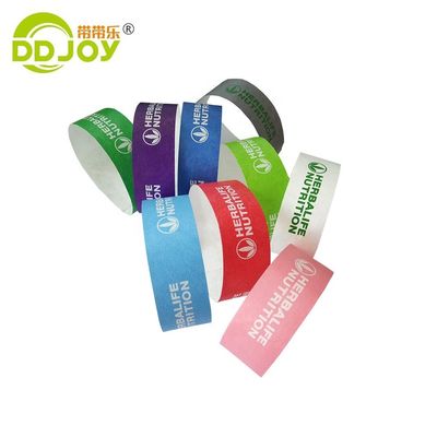 DDJOY Custom Tyvek Material Party Unisex 3/4 ιντσών βραχιόλια