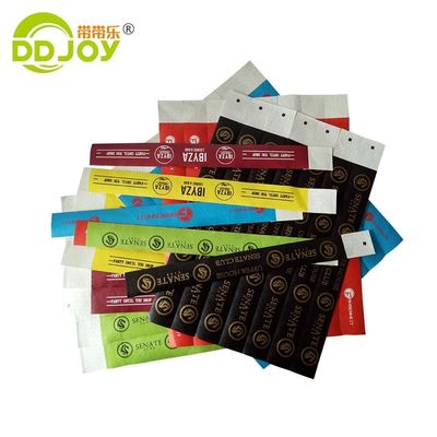 DDJOY Custom Tyvek Material Party Unisex 3/4 ιντσών βραχιόλια