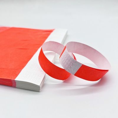 250*19mm Tyvek Χάρτινα βραχιόλια Κλασικό στυλ για εκδηλώσεις / παιδική χαρά / φεστιβάλ μία φορά