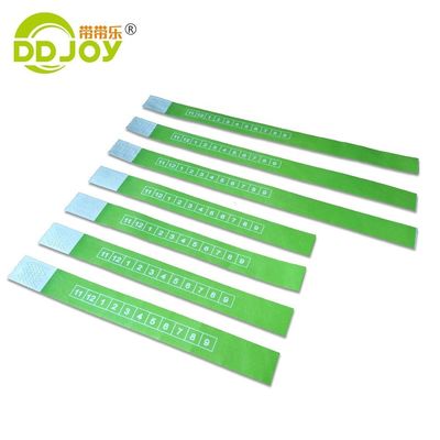 250*19mm Tyvek Χάρτινα βραχιόλια Κλασικό στυλ για εκδηλώσεις / παιδική χαρά / φεστιβάλ μία φορά