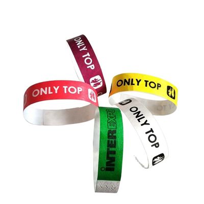 Το Event Party προμηθεύει Custom Tyvek Paper Wrist Bands με τεχνικές ψηφιακής εκτύπωσης